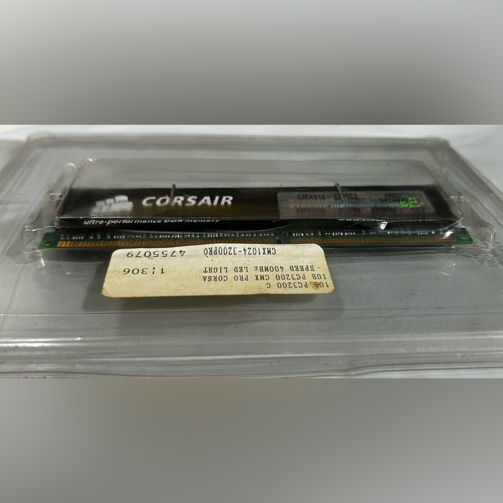 Corsair XMS3200 512MB DDR400 PC3200 CL2 DDR1 RAM New Sealed Retro Gaming PC - Picture 8 of 9
